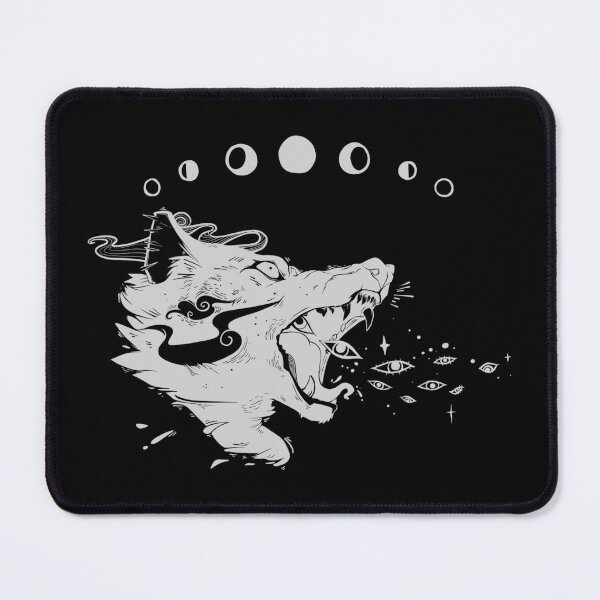 Item preview, Wild Wolf Creature With Stars And Eyes designed and sold by cellsdividing.