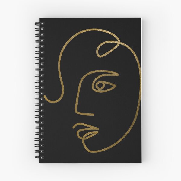 Item preview, Ethnic Woman One Line Art Drawing / golden designed and sold by SoccaTamam.