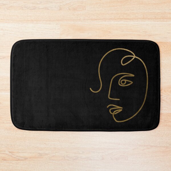 Item preview, Ethnic Woman One Line Art Drawing / golden designed and sold by SoccaTamam.