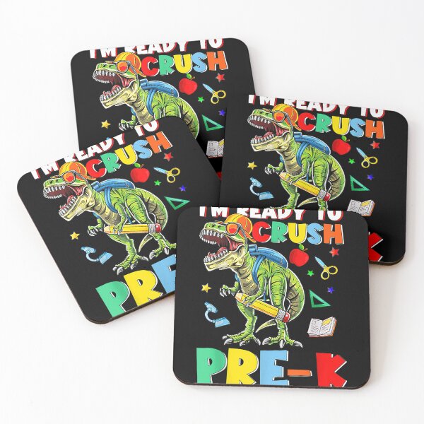 Item preview, Happy First Day Of Pre K I'm Ready To Crush Pre K Dinosaur  designed and sold by andrewbashfordb.
