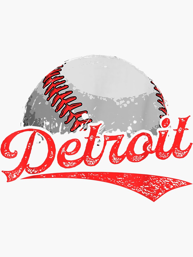 Vintage Detroit Cityscape Baseball Lover SVG PNG Digital Files –  creativeusarts