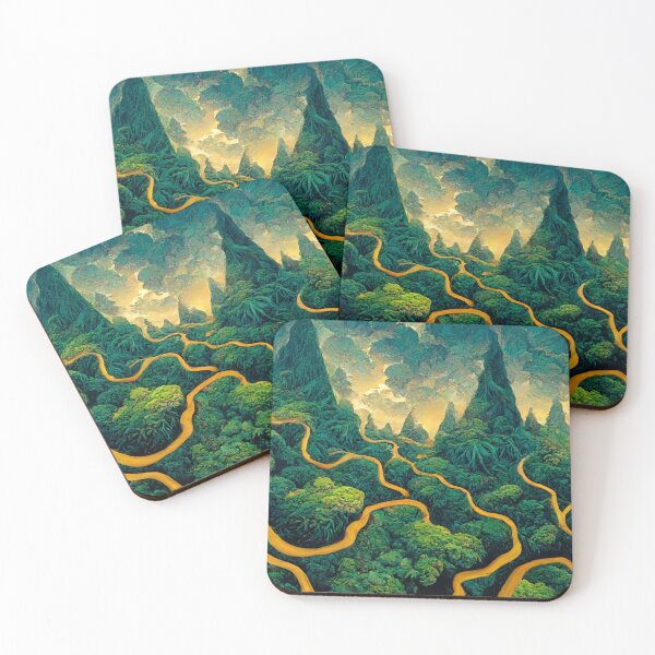 Item preview, Amazon Rainforest Wall Art, MC Escher Style designed and sold by demesita.