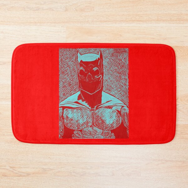 Item preview, A Dark Ronin Stares into Your Soul Artwork (red/light blue) designed and sold by DMcK Designs.