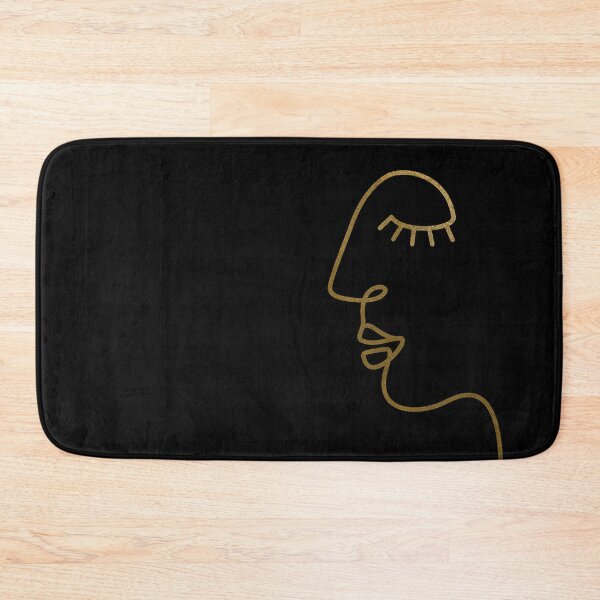 Item preview, Ethnic Woman One Line Art Modern Minimalism / golden print designed and sold by SoccaTamam.