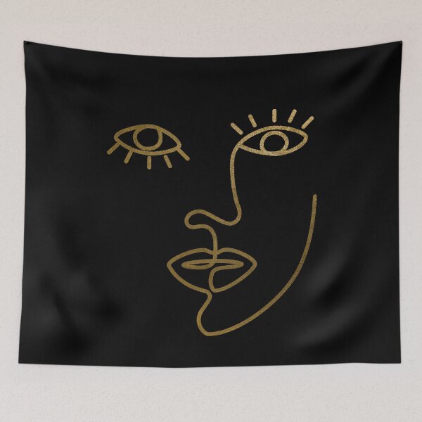 Item preview, Copy of Ethnic Woman Face One Line Modern Minimalism designed and sold by SoccaTamam.