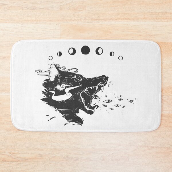 Item preview, Wild Wolf Creature With Stars And Eyes designed and sold by cellsdividing.