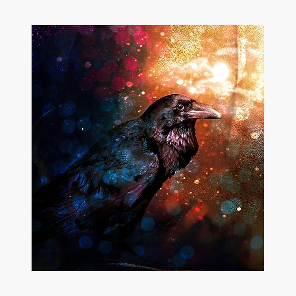 Raven Lightbringer Photographic Print