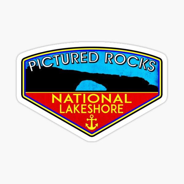 Pictured Rocks National Lakeshore Michigan 2 Sticker