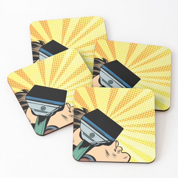 Item preview, Man with glasses virtual reality, Funny VR Gifts For Gamers, Virtual Reality Comic designed and sold by Pointit.