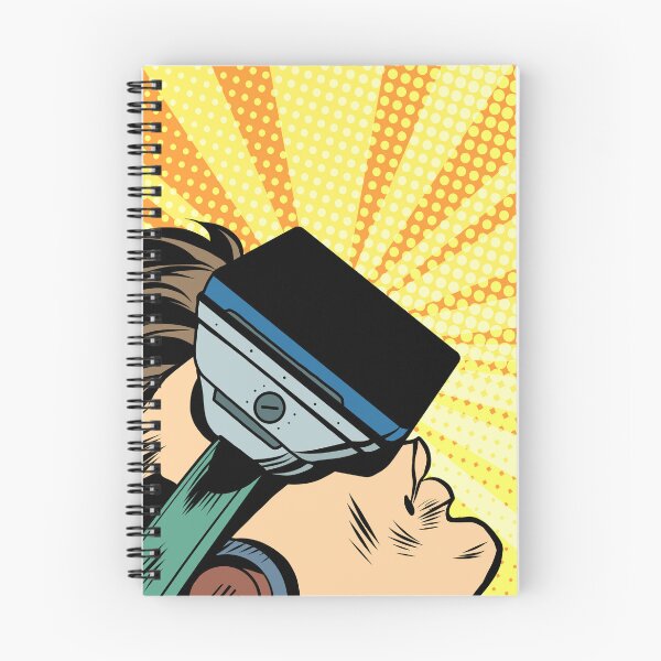 Item preview, Man with glasses virtual reality, Funny VR Gifts For Gamers, Virtual Reality Comic designed and sold by Pointit.