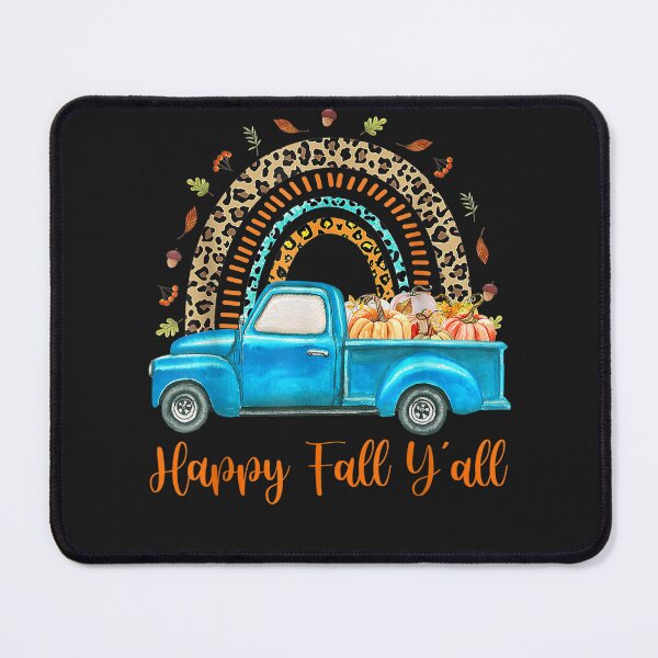 Item preview, Rainbow Happy Fall Y'all Pumpkin Truck Autumn Tree Fall designed and sold by TaraxDoolittle.