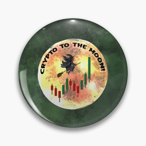 Item preview, Halloween Crypto To The Moon! Funny Trader Gifts designed and sold by Karry-Pat.