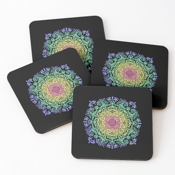 Item preview, Rainbow Mandala designed and sold by Cooper Lynn Designs.