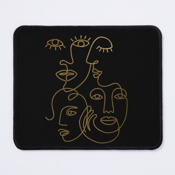Item preview, Copy of 4 Ethnic Women One Line Art Drawing / white designed and sold by SoccaTamam.