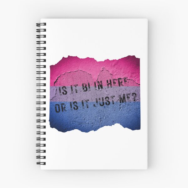 Item preview, Is It Bi In Here Or Is It Just Me Wall With The Bisexual Colors designed and sold by LuckyKermit.