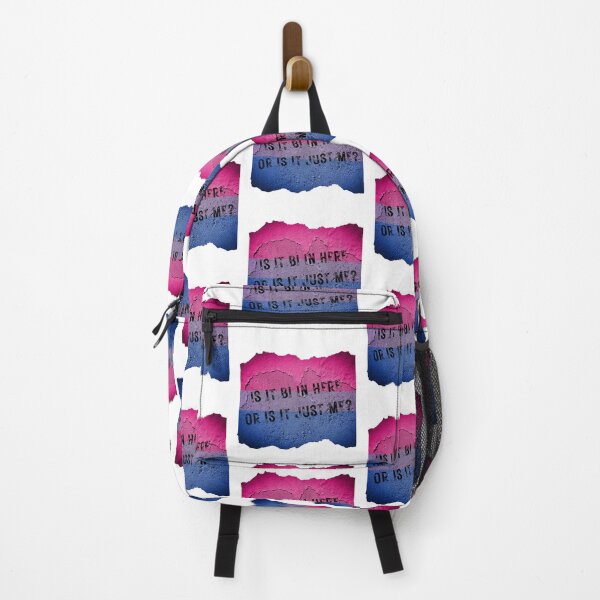 Item preview, Is It Bi In Here Or Is It Just Me Wall With The Bisexual Colors designed and sold by LuckyKermit.