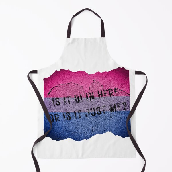 Item preview, Is It Bi In Here Or Is It Just Me Wall With The Bisexual Colors designed and sold by LuckyKermit.