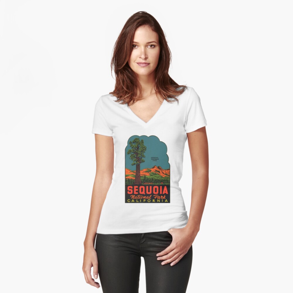 Item preview, Fitted V-Neck T-Shirt designed and sold by MeLikeyTees.