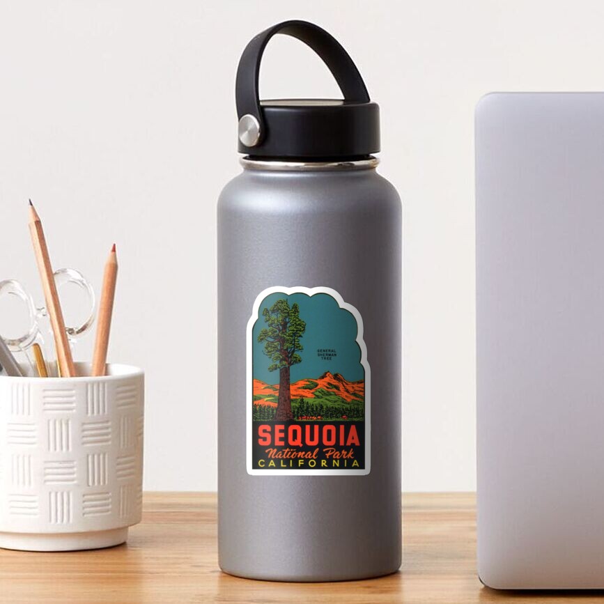 Sequoia National Park Vintage Travel Decal Sticker