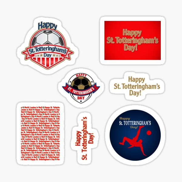 "St Totteringhams Day Mega Pack Arsenal" Sticker for Sale by