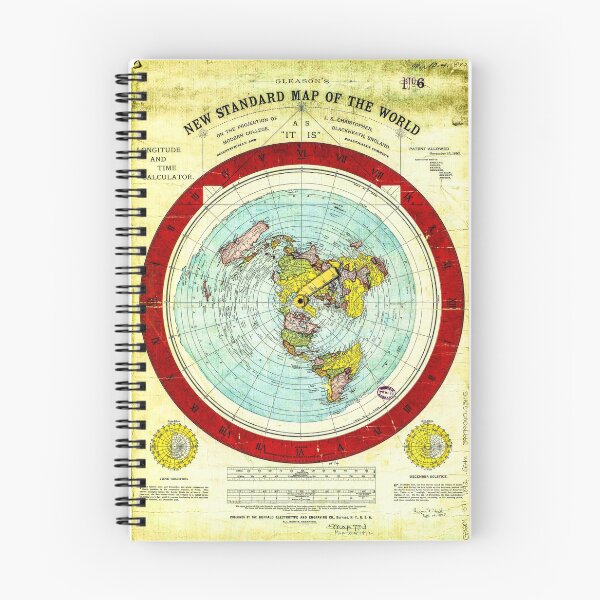 Item preview, Gleason's Flat Earth designed and sold by PETRIPRINTS.