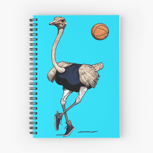 Item preview, Ostrich playing basketball designed and sold by binarty.