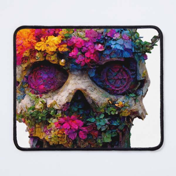 Item preview, Flower Skull designed and sold by GeekGasmMerch.