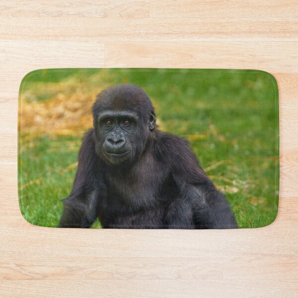 Item preview, Gorilla Baby Sitting In The Grass designed and sold by rawshutterbug.