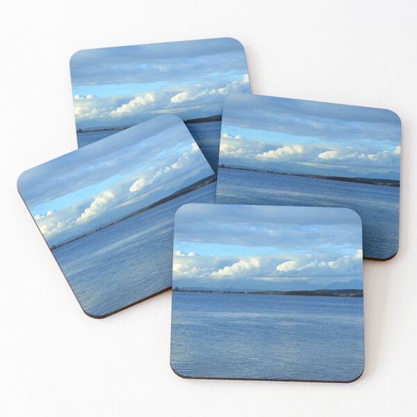 Item preview,  Landscape photography of sea, blue sky and white clouds. designed and sold by naturematters.