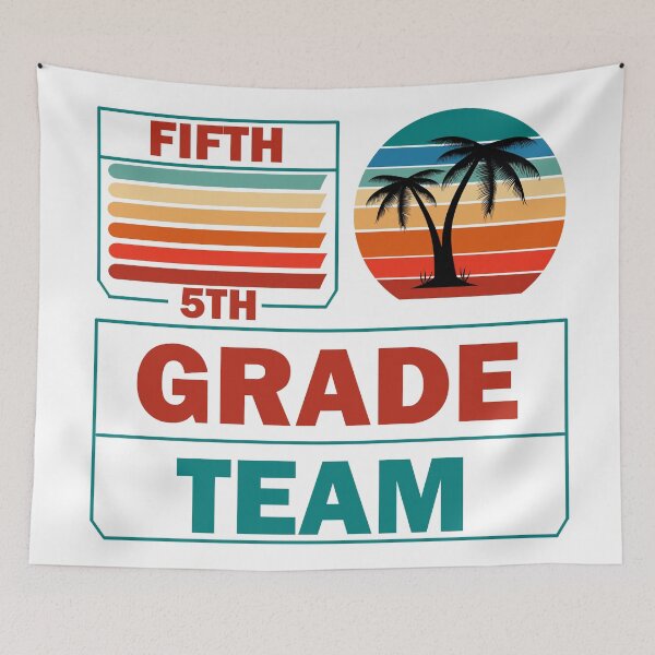 Item preview, 5th Grade Team Retro Groovy Teacher Happy Fifth Day Of School  designed and sold by Rami Khalifah.