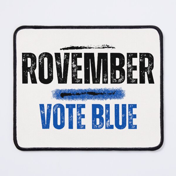 Item preview,  Roevember Vote Blue Black Text Grunge Political Design designed and sold by EarthArtDesigns.