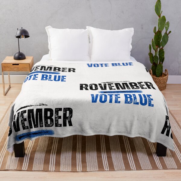 Item preview,  Roevember Vote Blue Black Text Grunge Political Design designed and sold by EarthArtDesigns.