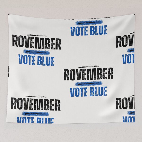 Item preview,  Roevember Vote Blue Black Text Grunge Political Design designed and sold by EarthArtDesigns.