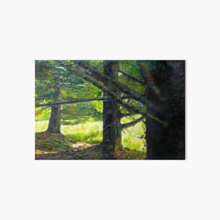 row of pines Art Board Print