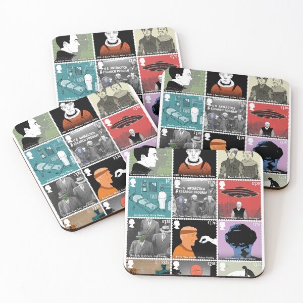 Item preview, Sci-Fi Classics Stamps designed and sold by Kanubrius.