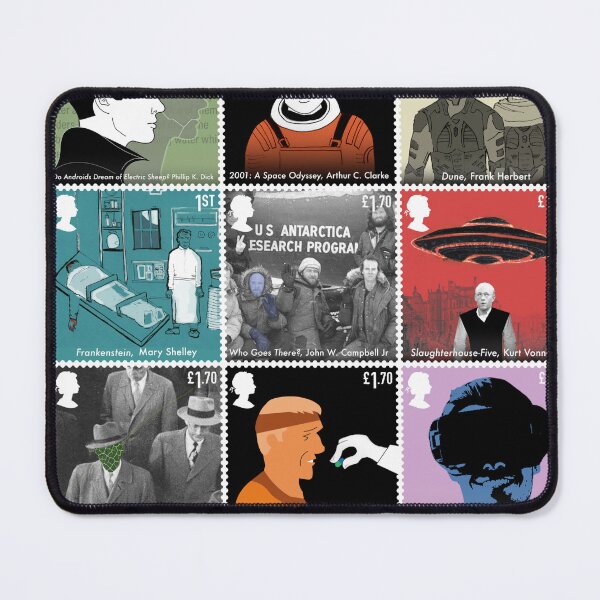 Item preview, Sci-Fi Classics Stamps designed and sold by Kanubrius.