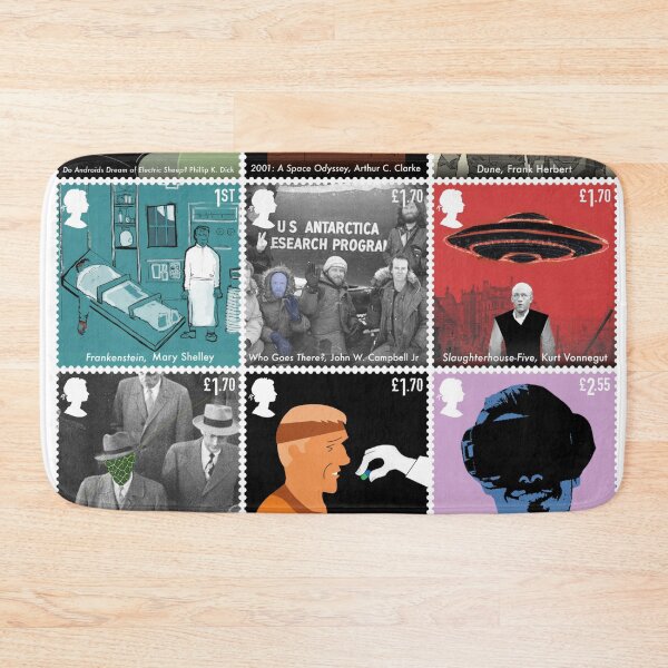 Item preview, Sci-Fi Classics Stamps designed and sold by Kanubrius.