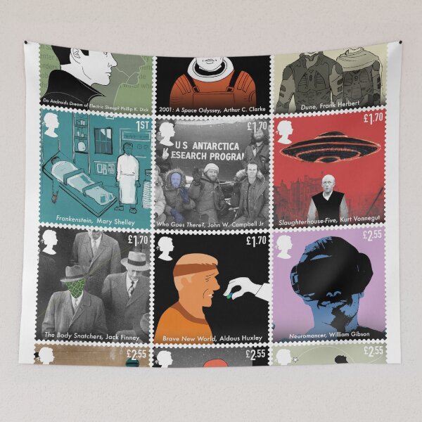 Item preview, Sci-Fi Classics Stamps designed and sold by Kanubrius.