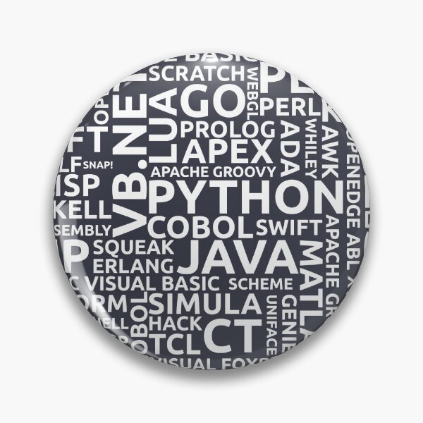 Item preview, Art with programming language names designed and sold by Telmo Nascimento.