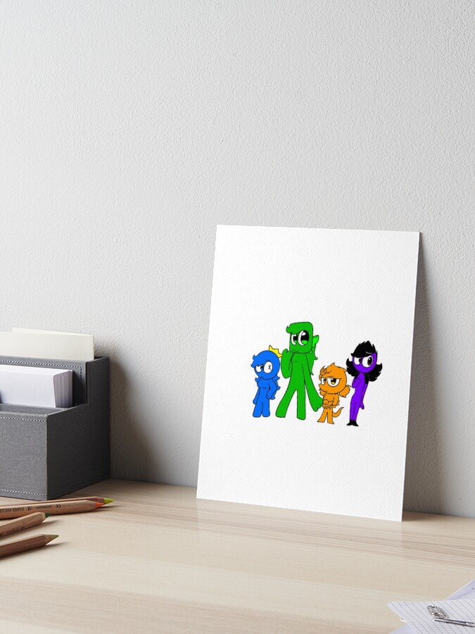 rainbow friends game | Art Board Print