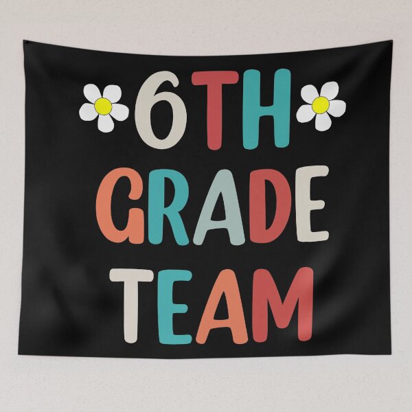 Item preview, 6th Grade Team Retro Groovy Teacher Happy Sixth Day Of School  designed and sold by Rami Khalifah.
