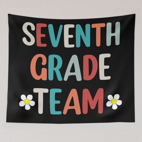 Item preview, Seventh Grade Team Retro Groovy Teacher Happy 7th Day Of School  designed and sold by Rami Khalifah.