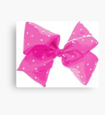 Pink Pink Bow Metal Print