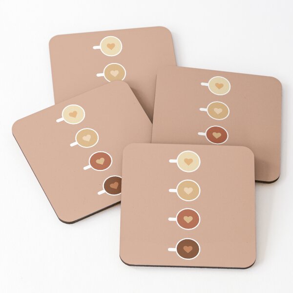 Item preview, Minimalist Heart Shaped Coffee Foams designed and sold by cerenalkan.