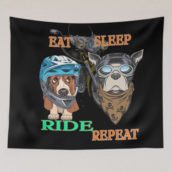 Item preview, Time Spent With Motorcycles And Dogs Is Never Wasted  designed and sold by david parry.