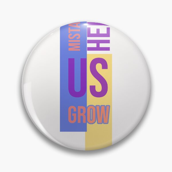 Item preview, Mistakes Help Us Grow Text Design designed and sold by RiyonArts.