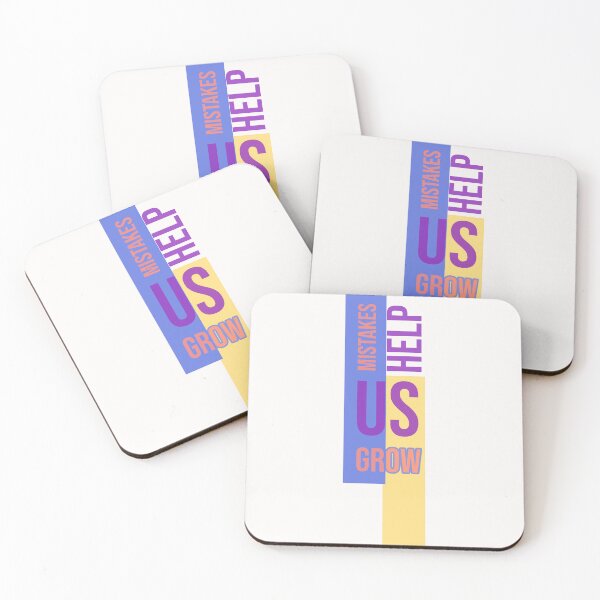Item preview, Mistakes Help Us Grow Text Design designed and sold by RiyonArts.
