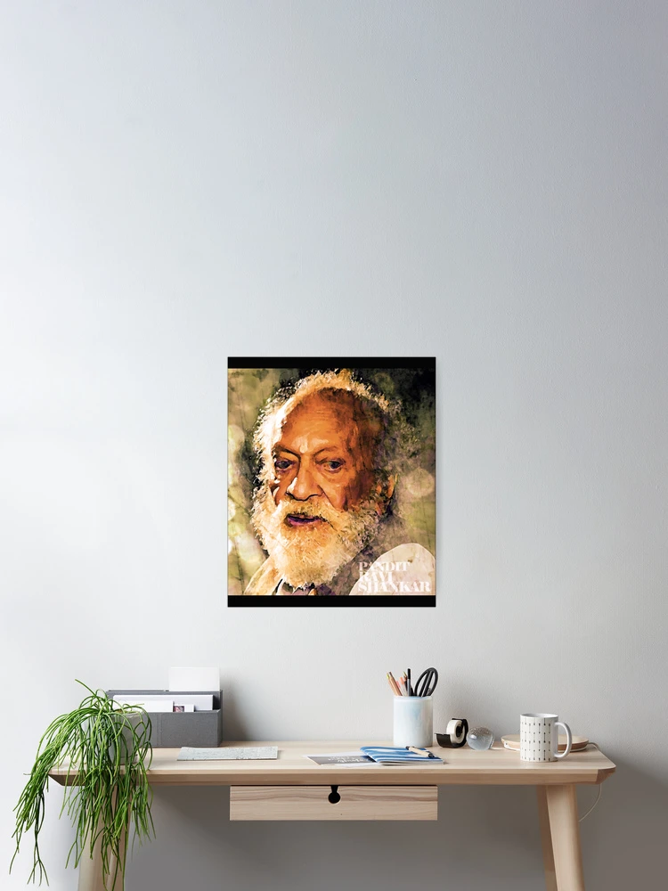 Thumbnail 2 of 3, Poster, Amazing Ravi Rabindra Shankar designed and sold by TonisArtStudioo.