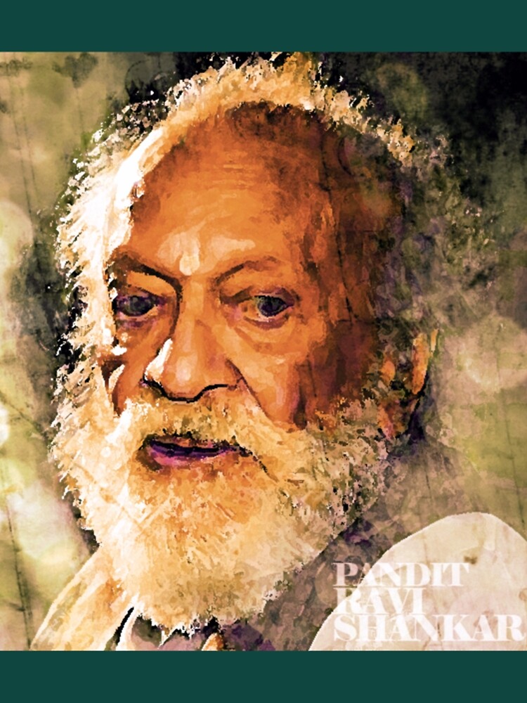 Thumbnail 3 of 3, Scarf, Amazing Ravi Rabindra Shankar designed and sold by TonisArtStudioo.
