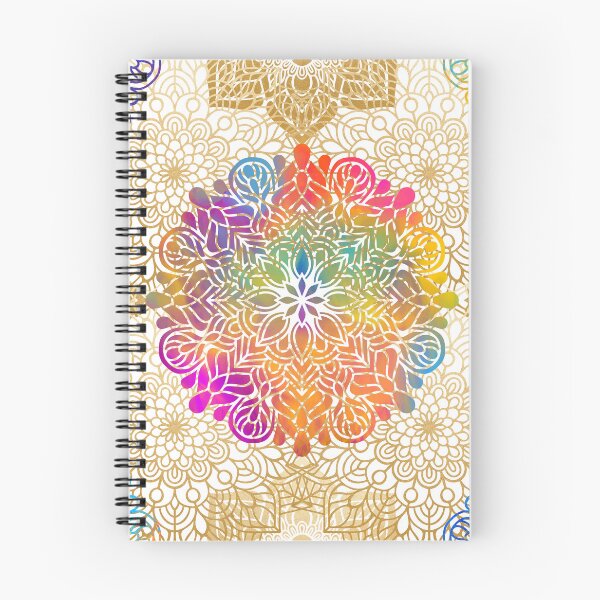 Item preview, Colorful Rainbow Mandala Pattern designed and sold by PirateAvocado.